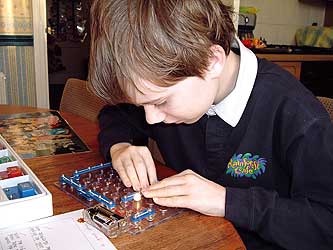 'Join all the pieces to make the circuit work'