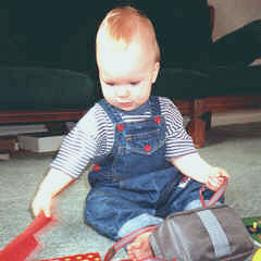 Oliver playing