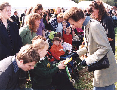 Oliver receives his rosette